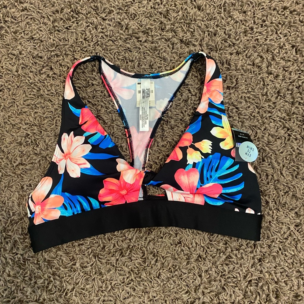 NWT PINK Gym To Swim Top